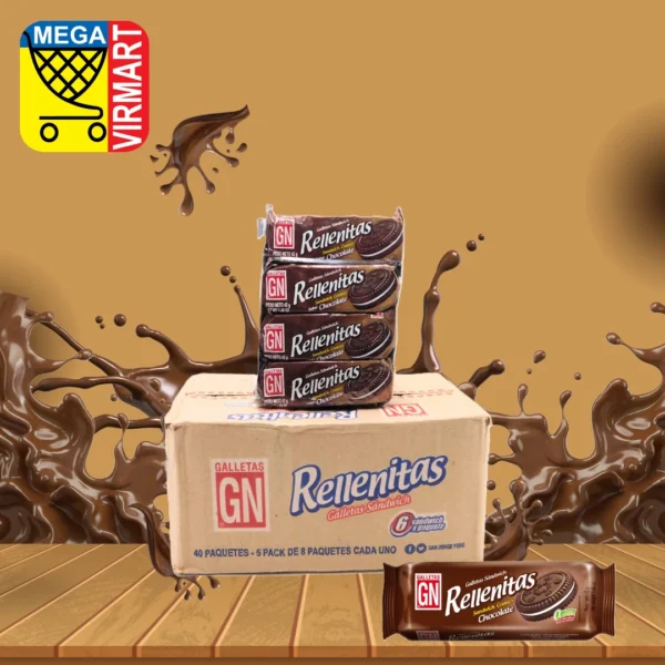 Rellenita de Chocolate – Caja x 5 Fundas