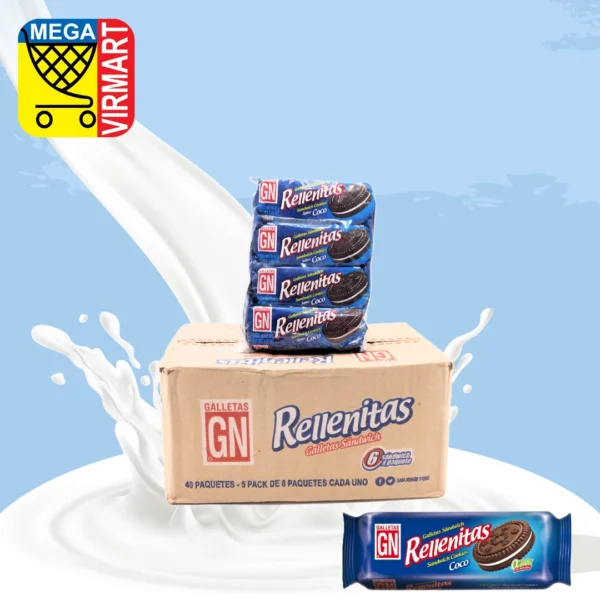 Rellenita de Coco – Caja x 5 Fundas